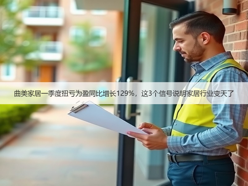 曲美家居一季度扭亏为盈同比增长129%，这3个信号说明家居行业变天了