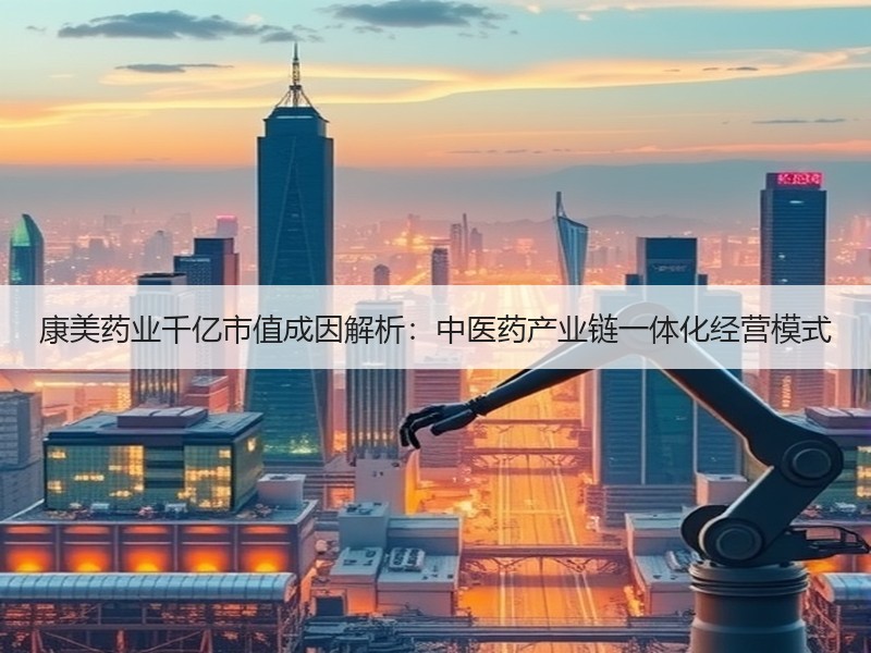 康美药业千亿市值成因解析：中医药产业链一体化经营模式