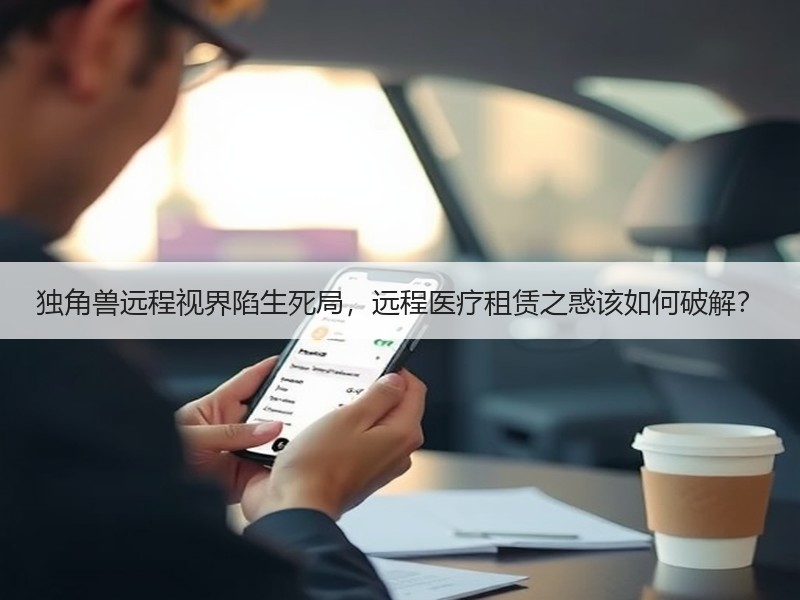 独角兽远程视界陷生死局，远程医疗租赁之惑该如何破解？