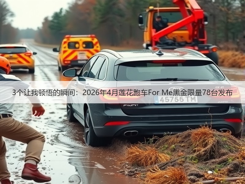 3个让我顿悟的瞬间：2026年4月莲花跑车For Me黑金限量78台发布