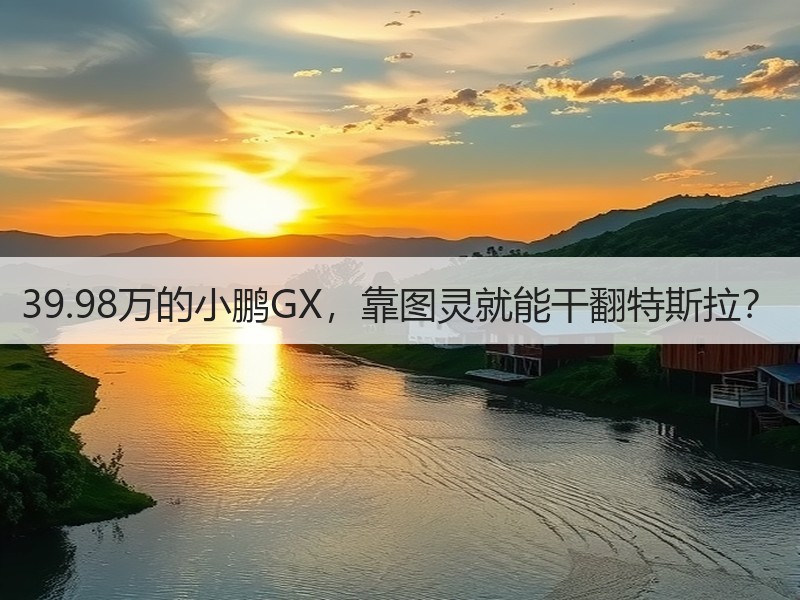 39.98万的小鹏GX，靠图灵就能干翻特斯拉？