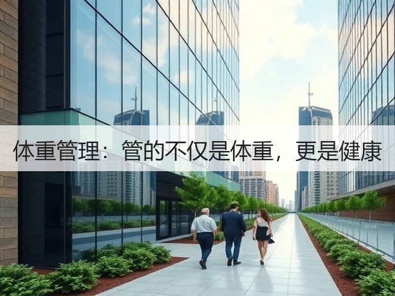 体重管理：管的不仅是体重，更是健康