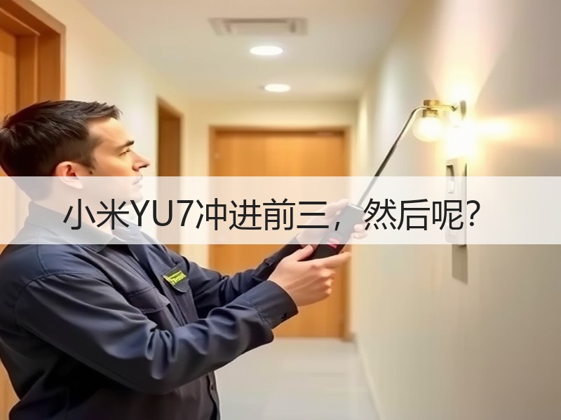 小米YU7冲进前三，然后呢？