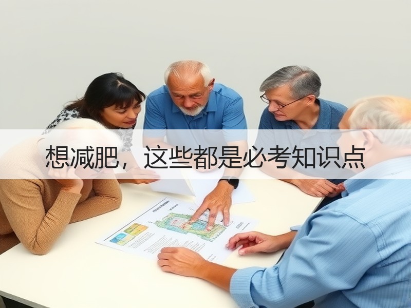 想减肥，这些都是必考知识点