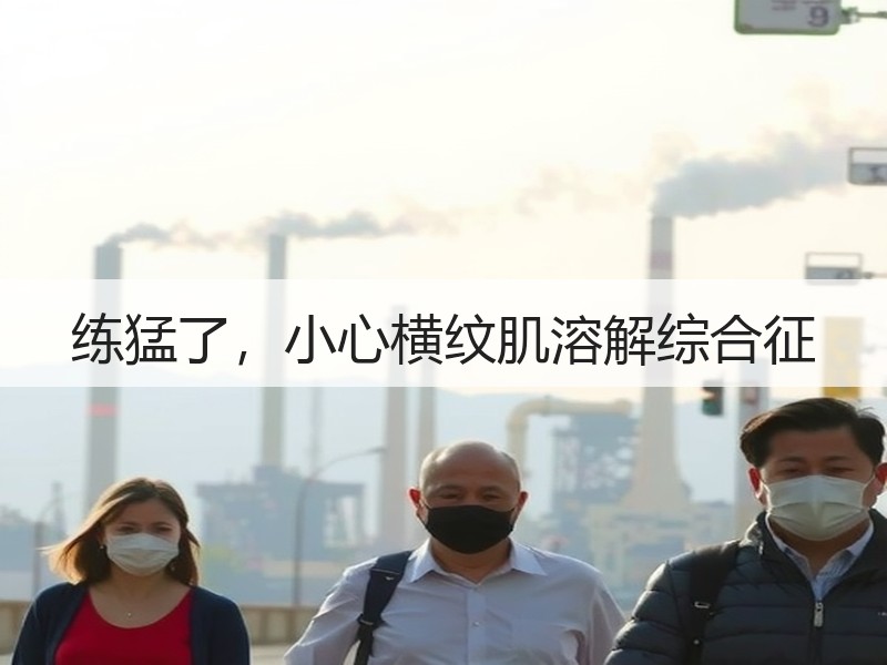 练猛了，小心横纹肌溶解综合征
