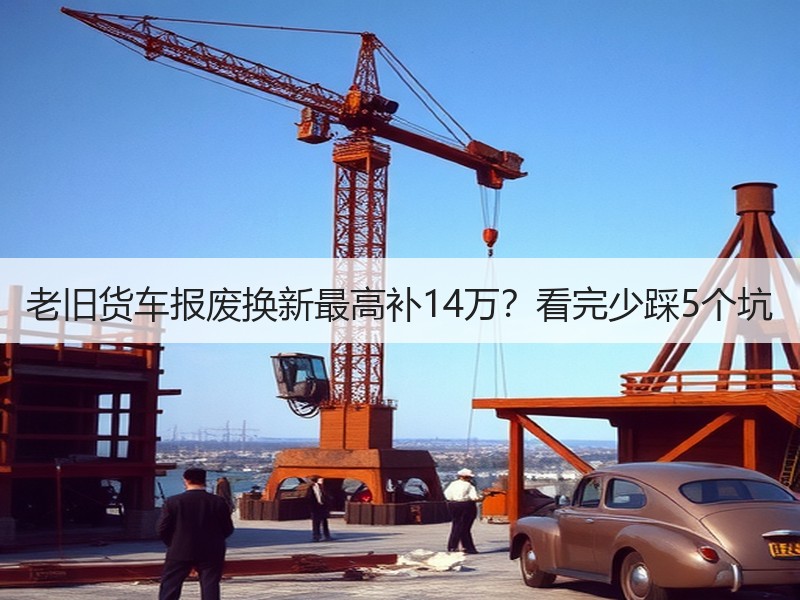 老旧货车报废换新最高补14万？看完少踩5个坑