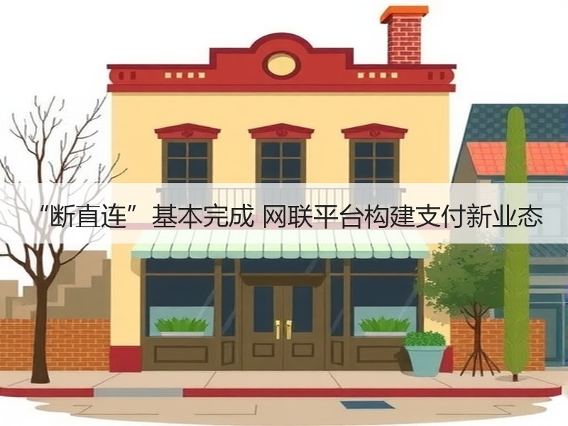 “断直连”基本完成 网联平台构建支付新业态