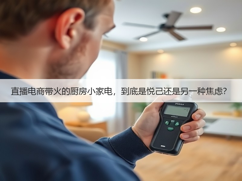 直播电商带火的厨房小家电，到底是悦己还是另一种焦虑？