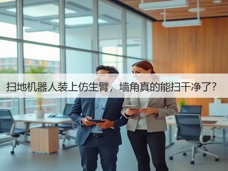 扫地机器人装上仿生臂，墙角真的能扫干净了？