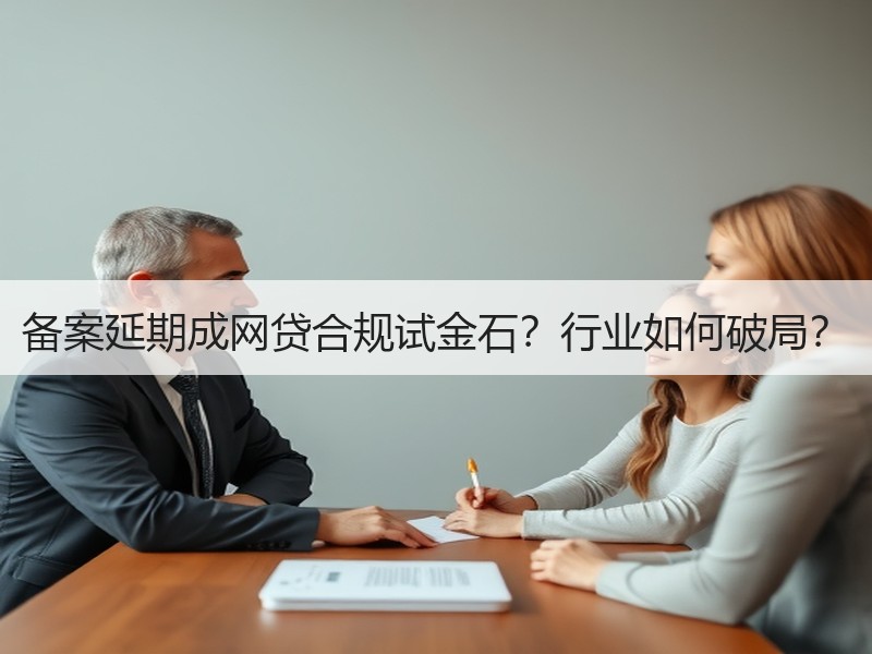 备案延期成网贷合规试金石？行业如何破局？