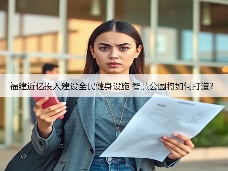 福建近亿投入建设全民健身设施 智慧公园将如何打造？