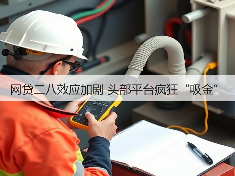 网贷二八效应加剧 头部平台疯狂“吸金”