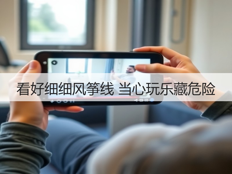 看好细细风筝线 当心玩乐藏危险