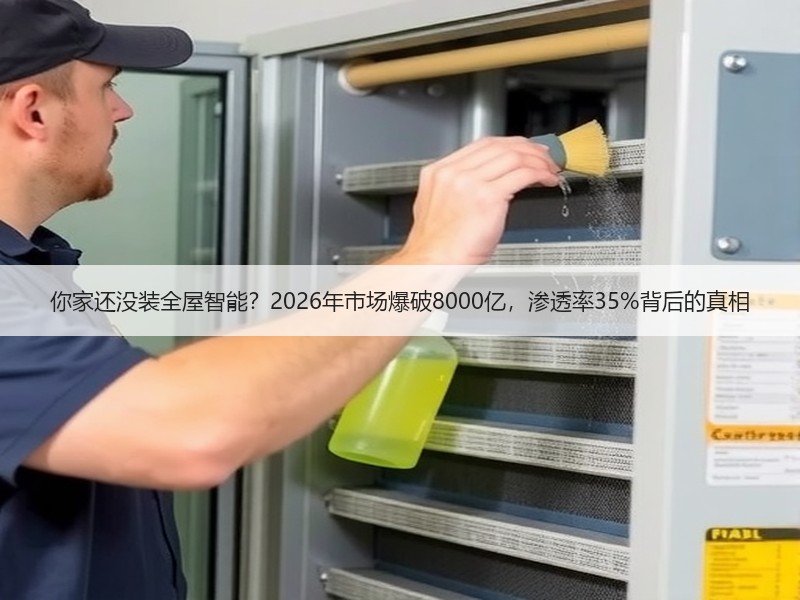 你家还没装全屋智能？2026年市场爆破8000亿，渗透率35%背后的真相