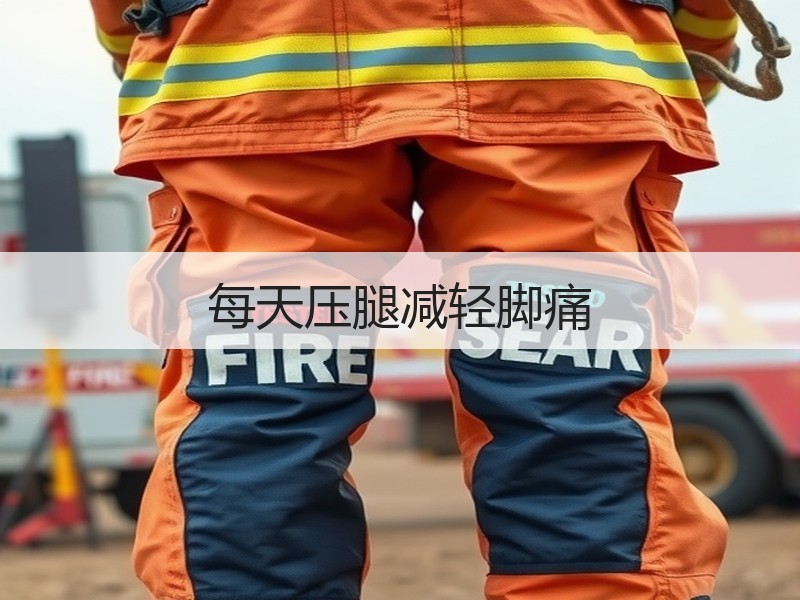 每天压腿减轻脚痛