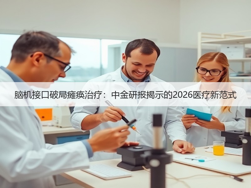 脑机接口破局瘫痪治疗：中金研报揭示的2026医疗新范式